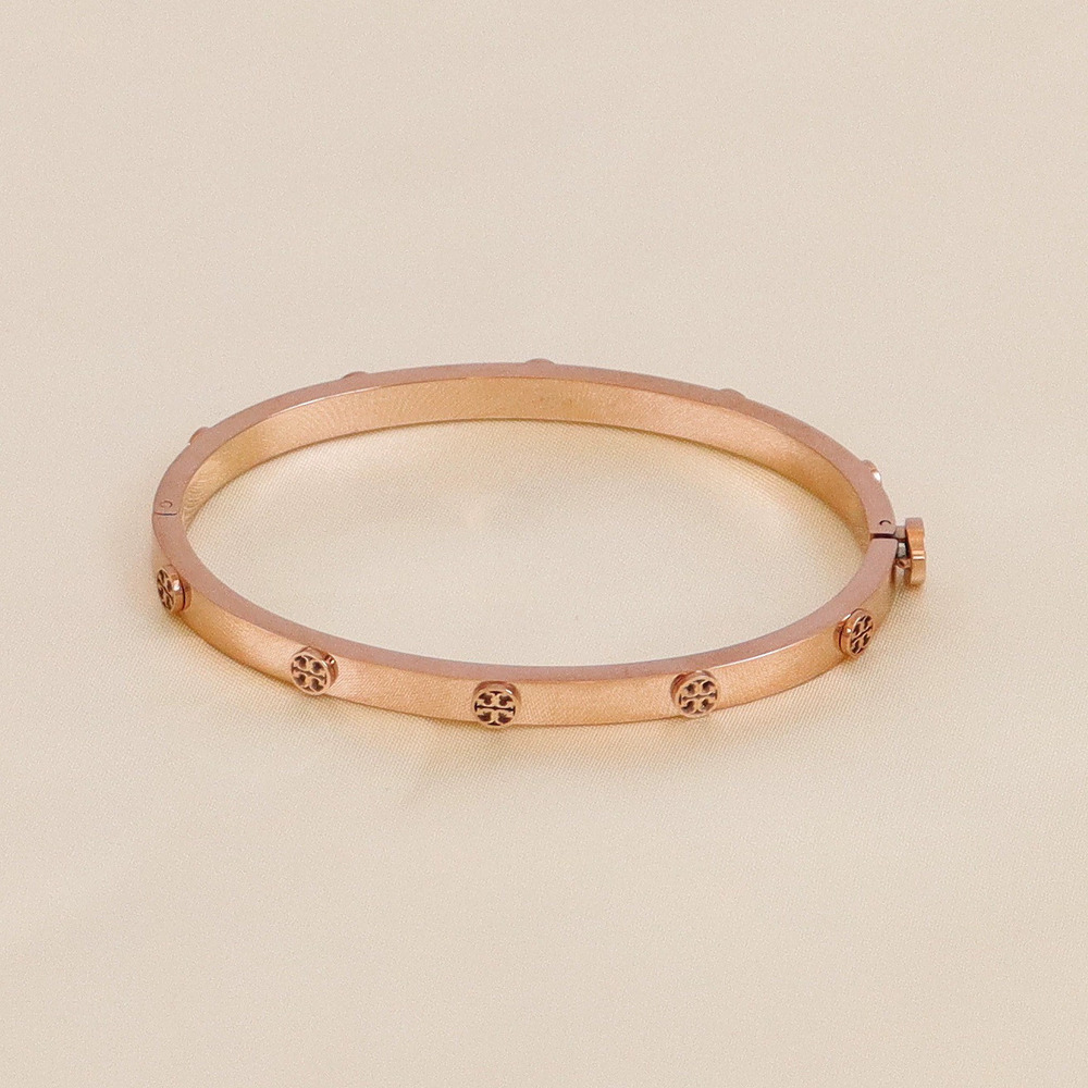 Tory Burch Titanium Steel Couple Bracelet Open Pair